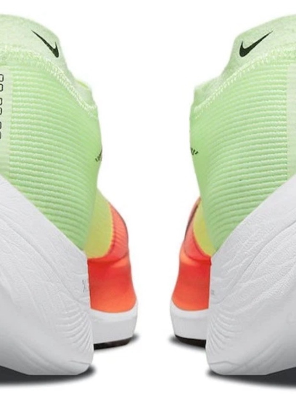 Nike ZoomX Vaporfly NEXT% 2 – Barely Volt / Hyper Orange Men’s Sz. 12 - Picture 4 of 6